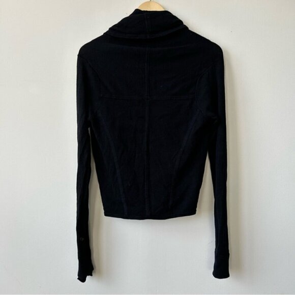 Lululemon Iconic Sweater Wrap Black Size 6 - Picture 4 of 7